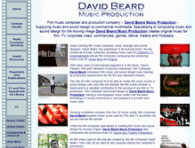 Tablet Screenshot of davidbeardmusic.com
